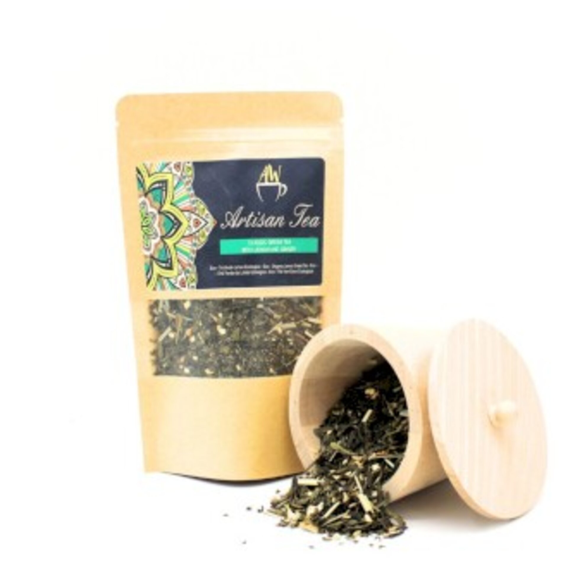 Té verde ECO con limón y jenjibre. - 2