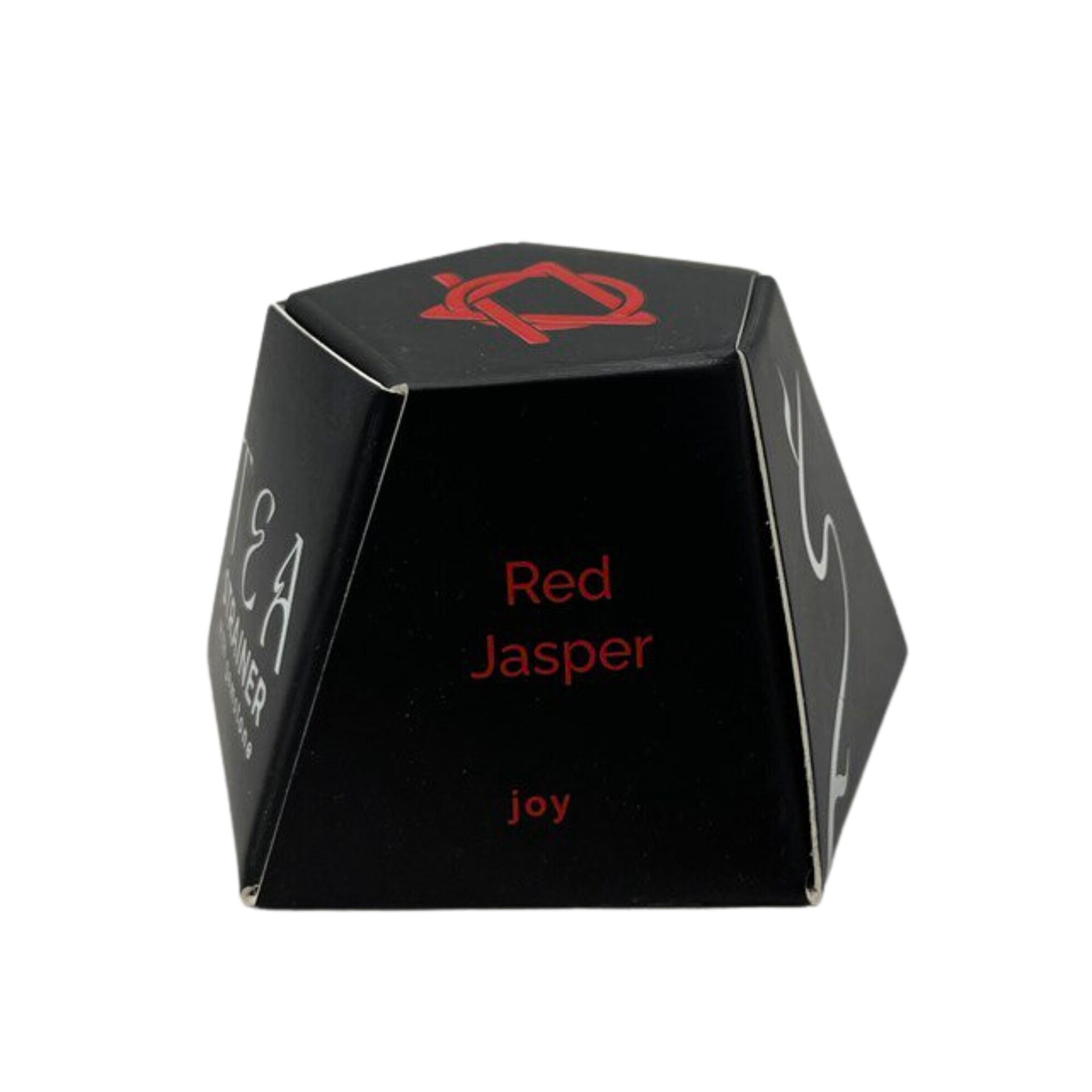 COLADOR DE TÉ CON PIEDRAS MINERALES- JASPE ROJO - 2