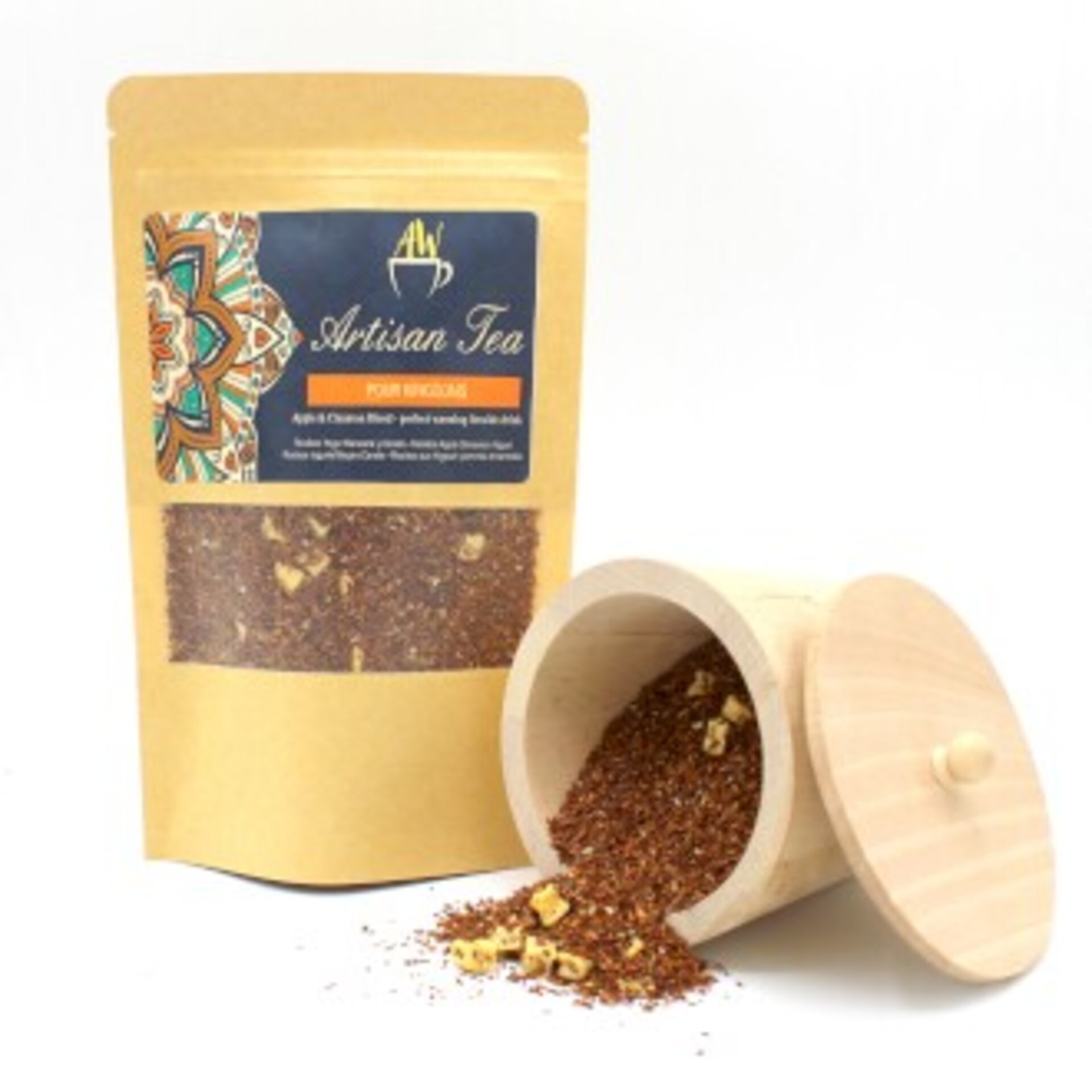 Té rooibos FOUR KINGDOMS: Manzana y canela SIN TEINA - 2